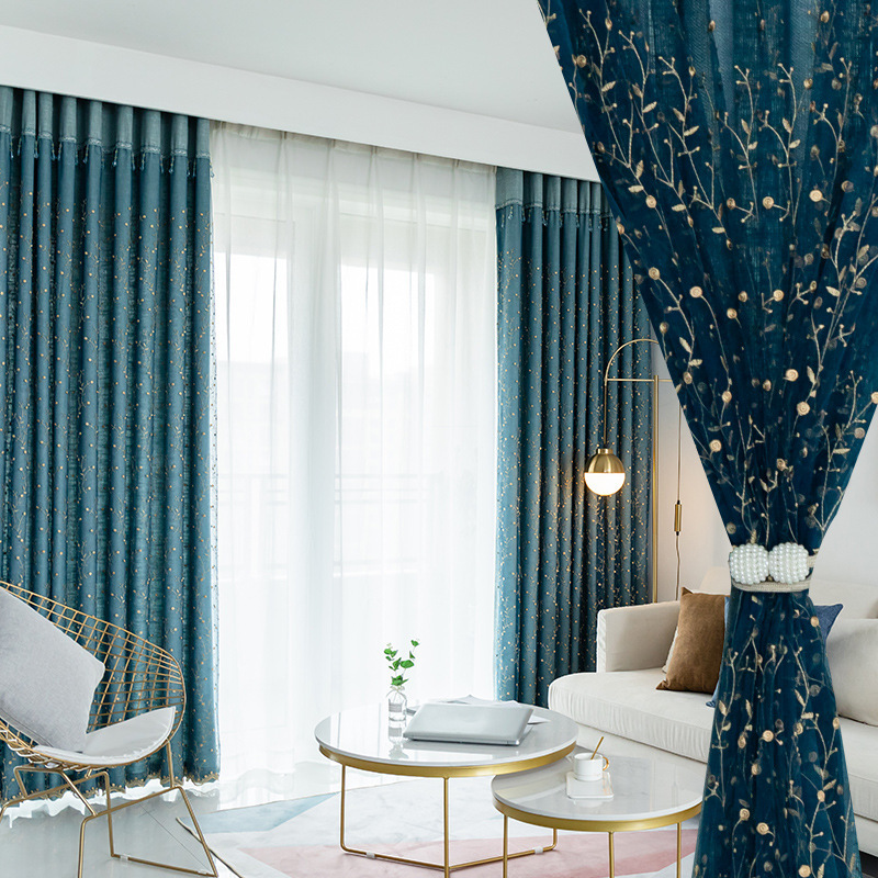 China Luxury Curtains Designs Jacquard Blackout Curtains,Amazon Top Seller 2019 Beautiful Living Room Curtain^