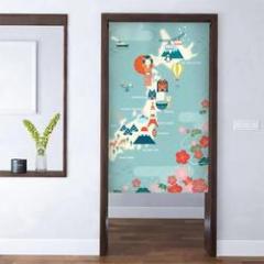 New Design Japanese Style Curtain, Hot Sale  Digital Printing Door Curtain!