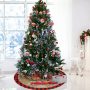 Christmas Tree Skirt Xmas Tree Carpet Merry Christmas Decorations For Home 2022 Christmas Tree Decoration Navidad New Year