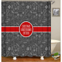 Wholesale direct sales waterproof Shower Curtain , Holiday design shower curtain with Hooks#