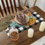 Happy Fall Pumpkin Truck Placemats Set of 4, 12x18 Inch  Autumn Thanksgiving Harvest Vintage Table Mat for Party Dining#