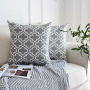 Nordic Geometric Embroidery Cushion Cover,  Blended  Home Decor Cushion Cover /