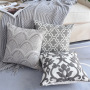 Nordic Geometric Embroidery Cushion Cover,  Blended  Home Decor Cushion Cover /