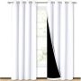 Cross-border hot sale Blackout Curtains, Pure color Blackout Draperies with Black Liner#