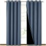 Cross-border hot sale Blackout Curtains, Pure color Blackout Draperies with Black Liner#