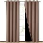 Cross-border hot sale Blackout Curtains, Pure color Blackout Draperies with Black Liner#