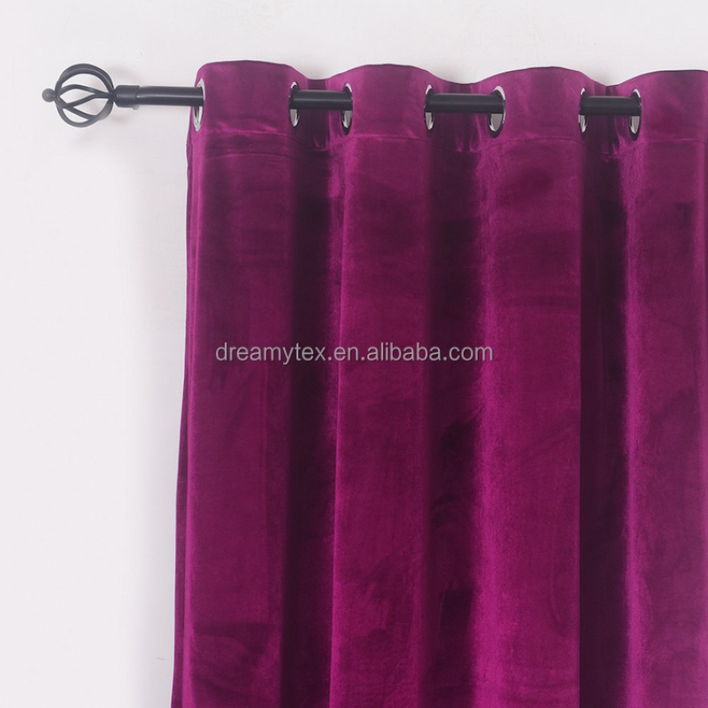Wholesale blackout velvet curtain for living room custom made curtains drapes