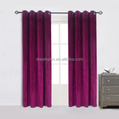 Wholesale blackout velvet curtain for living room custom made curtains drapes