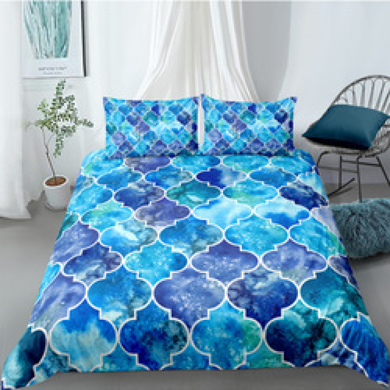 3 Pcs French Sets Bedding, Stock Luxury Bedding Set For Adult/