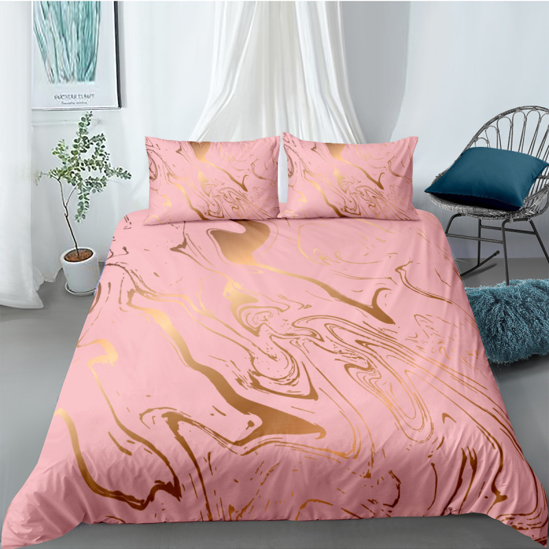 3 Pcs French Sets Bedding, Stock Luxury Bedding Set For Adult/