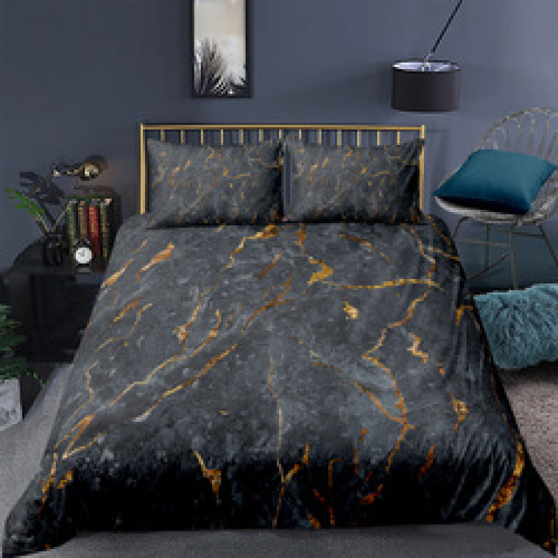 3 Pcs French Sets Bedding, Stock Luxury Bedding Set For Adult/