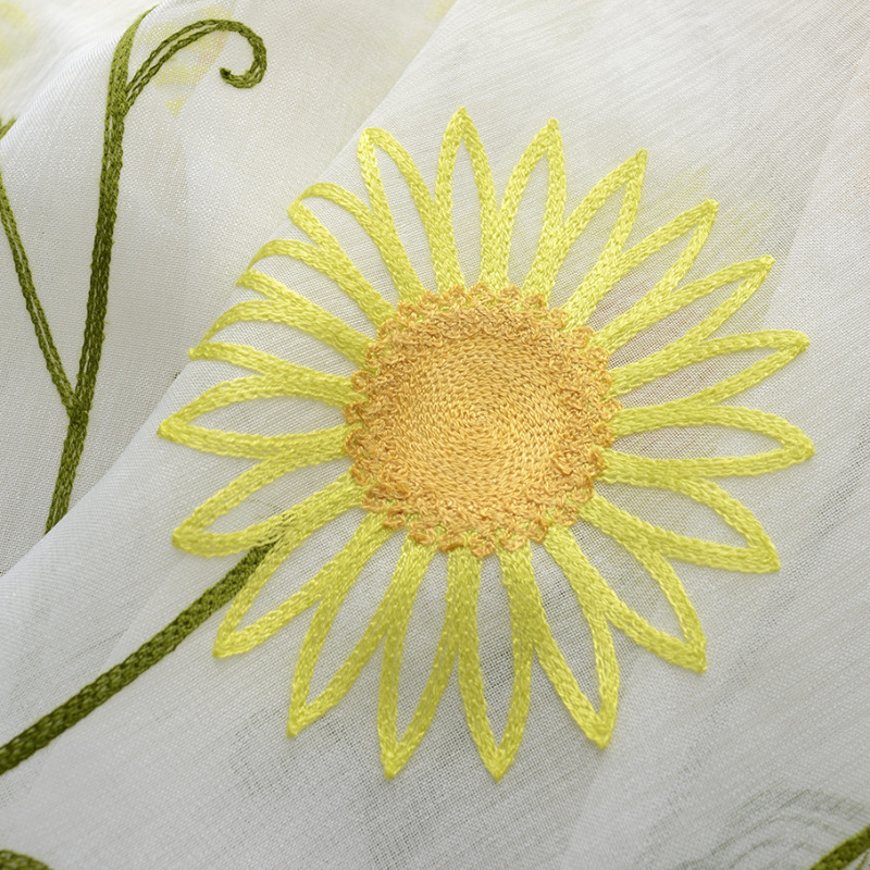 China Suppliers Embroidered Floral Sheer Curtain Fabric Air Curtain,Luxury Curtains Designs Kids Bed Decorativas Curtains#