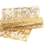 Versatile Golden Pink Table Runner Roll, 28 cm x 10 m Wedding Table Cloth for Wedding Party&
