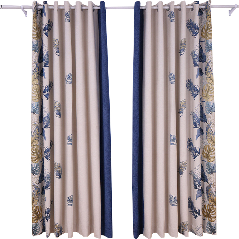 Latest Curtain Fashion Designs Polyester Curtain Fabric Seuropean For Jacquard, Thermal Insulated Blackout Curtain