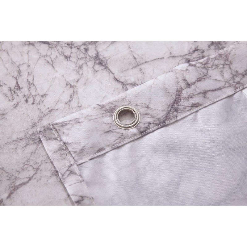 Elegance Luxury Bathroom Shower Curtain Waterproof and Mildewproof Polyester Fabric