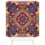 Western Style Shower Curtain Thick Waterproof And Mildewproof, Shower Curtain European Style Polyester Printing/