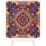Western Style Shower Curtain Thick Waterproof And Mildewproof, Shower Curtain European Style Polyester Printing/