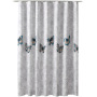 Simple Pattern Shower Curtain,Butterfly Flying Pattern Thick Waterproof Shower Curtain Mildew Polyester Shower /