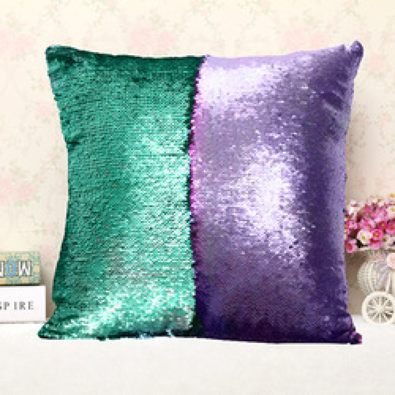 2020 Unique Colorful Creativity Sequins Custom Furniture Cushion Cover, Decorative Polyester Fabric Decor Sofa Cushion Cover/