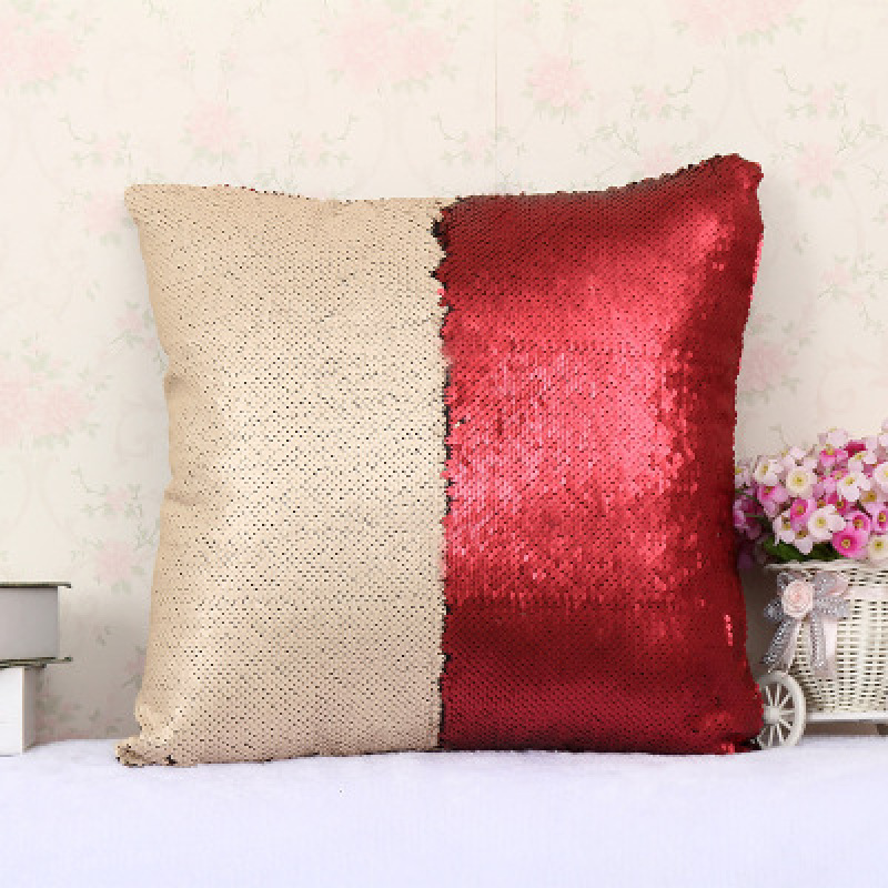 2020 Unique Colorful Creativity Sequins Custom Furniture Cushion Cover, Decorative Polyester Fabric Decor Sofa Cushion Cover/