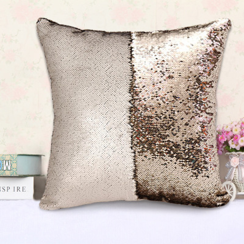 2020 Unique Colorful Creativity Sequins Custom Furniture Cushion Cover, Decorative Polyester Fabric Decor Sofa Cushion Cover/