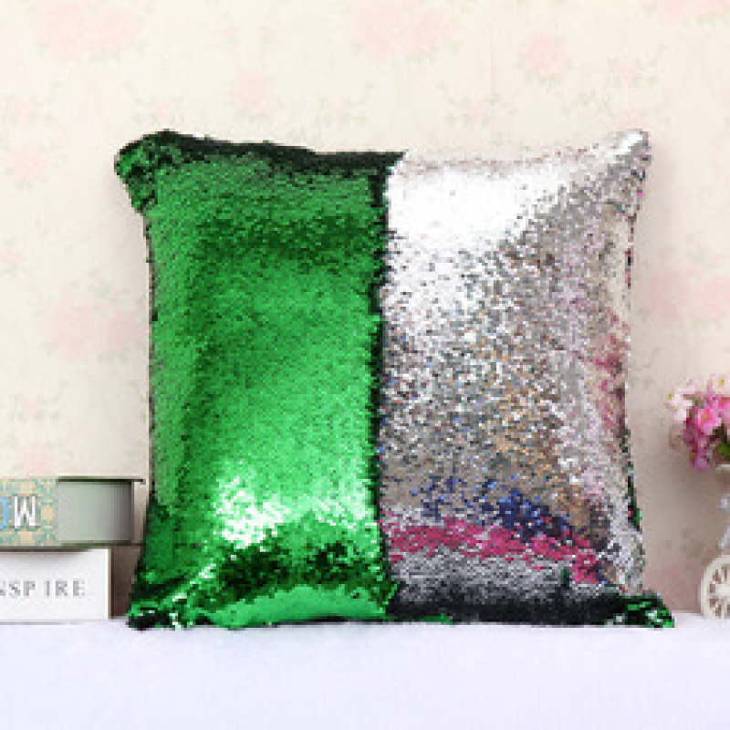 2020 Unique Colorful Creativity Sequins Custom Furniture Cushion Cover, Decorative Polyester Fabric Decor Sofa Cushion Cover/