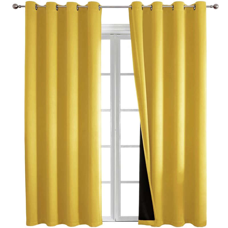Stock blackout curtains short curtain ombre protect from direct sunlight blackout curtains eyelet 100% blackout