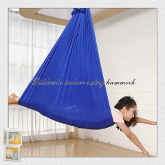 Amazon hot models children elastic hammock indoor and outdoor swing children sensory swing yoga hammock/