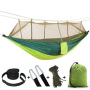 Wholesale Nylon outdoor tear-proof anti-rollover camping 210T parachute cloth Outdoor mosquito net hammock Comes