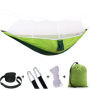 Wholesale Nylon outdoor tear-proof anti-rollover camping 210T parachute cloth Outdoor mosquito net hammock Comes