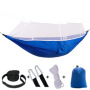 Wholesale Nylon outdoor tear-proof anti-rollover camping 210T parachute cloth Outdoor mosquito net hammock Comes