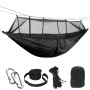 Wholesale Nylon outdoor tear-proof anti-rollover camping 210T parachute cloth Outdoor mosquito net hammock Comes