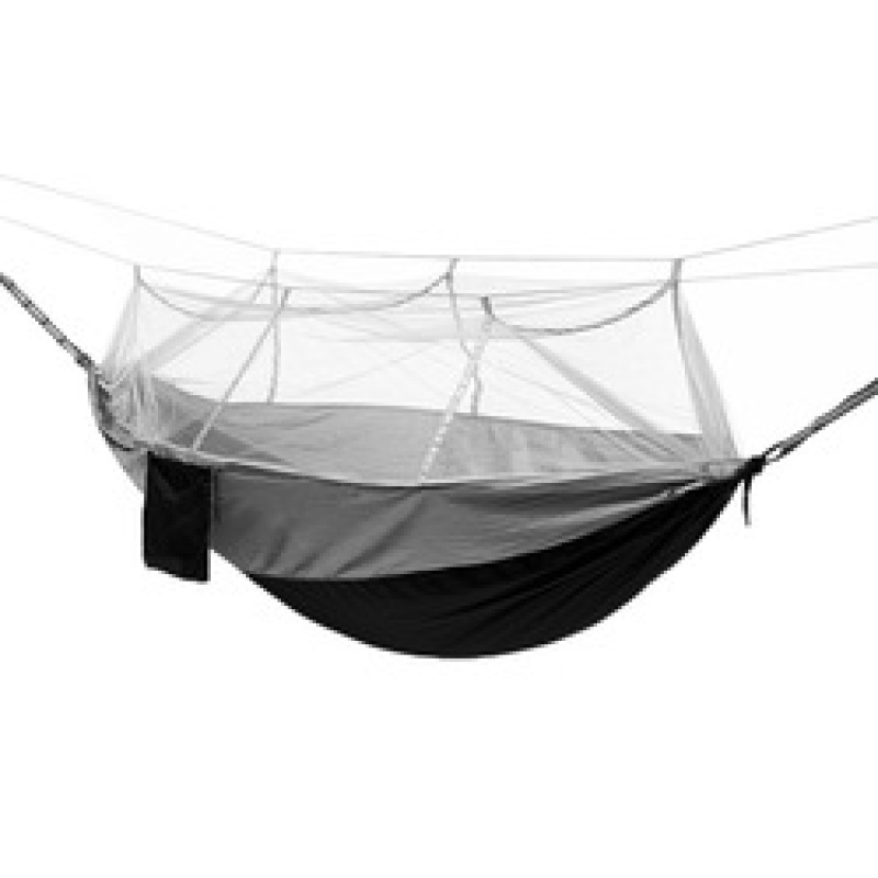 Wholesale Nylon outdoor tear-proof anti-rollover camping 210T parachute cloth Outdoor mosquito net hammock Comes