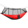 Wholesale Nylon outdoor tear-proof anti-rollover camping 210T parachute cloth Outdoor mosquito net hammock Comes