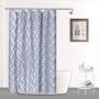 Custom Bathroom Waffle Shower Curtain, Polyester Waterproof Shower Curtains With Hooks/