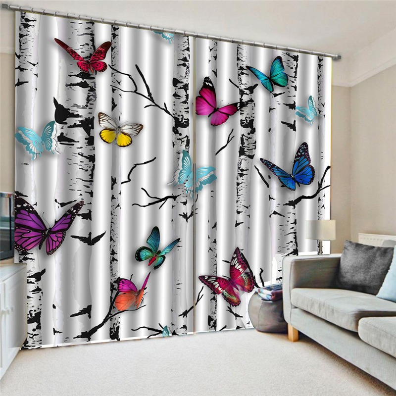 Amazon Top Seller 2021 Fabric Blackout Curtains Printed Landscape,Cheap Print  Plaid Curtain$