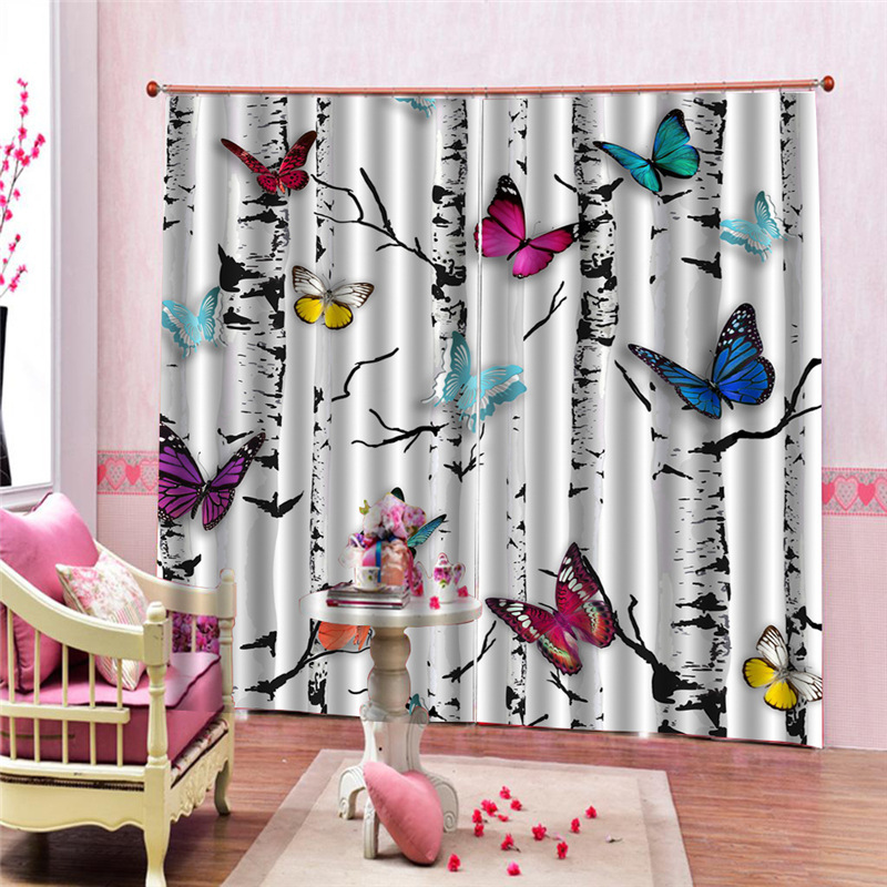 Amazon Top Seller 2021 Fabric Blackout Curtains Printed Landscape,Cheap Print  Plaid Curtain$