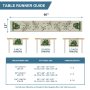 Lucky Shamrock Truck St. Patrick's Day Table Runner, Seasonal Spring Holiday Kitchen Dining Table Decoration for Indoor Outdoor#