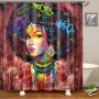 Wholesale Digital Printed Fabric Shower Curtain Set, 2019 Butterfly Shower Curtain/