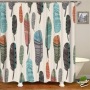 Wholesale Digital Printed Fabric Shower Curtain Set, 2019 Butterfly Shower Curtain/