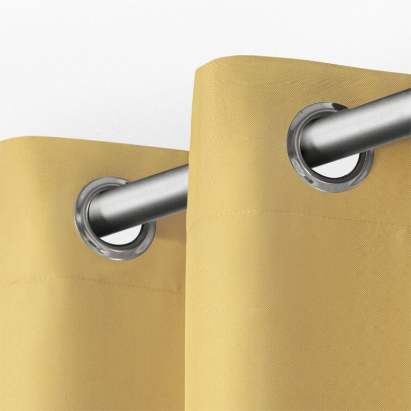 Solid block out the sun extra wide outdoor pvc curtain, easy to hang cream colors curtains outdoors /