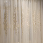 home product popular embroidered  used hotel drapes pinched pleat turkish sheer curtain fabric