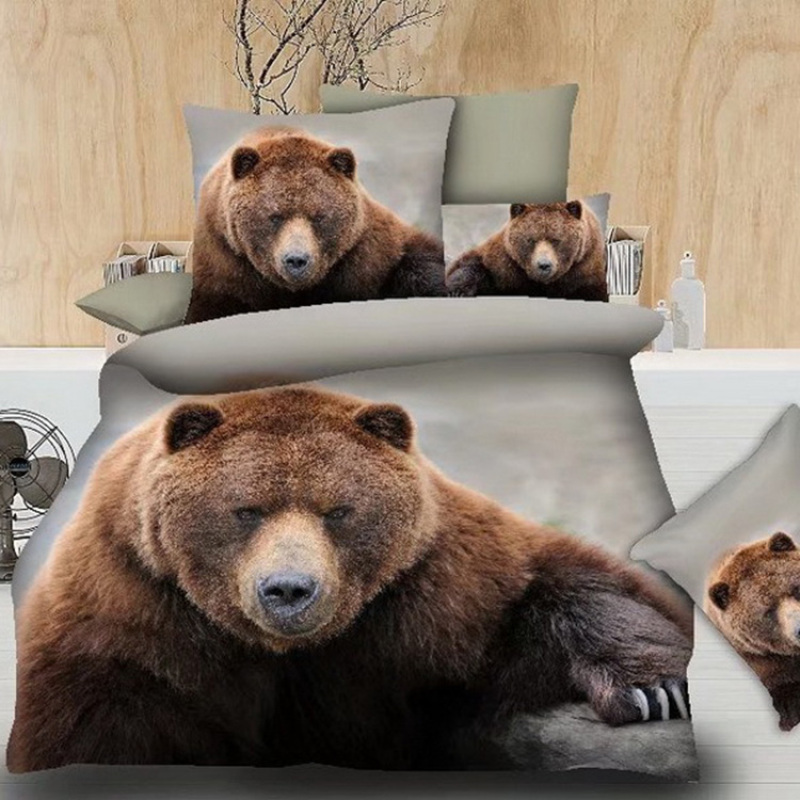 Wholesale Bedsheets 100% Cotton Bedding Comforter Sets, Red Rose Pattern Bedset Bedding Set/