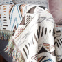 Geometric Home Slipcover Couch Cover Sofa, Universal Designs Fabric Sofa Cover Towels/
