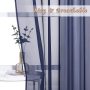 White Window Curtain For Kids Bedroom Kitchen,  European Style Custom Size Veil Sheer Voile Tulle Curtains/