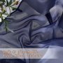 White Window Curtain For Kids Bedroom Kitchen,  European Style Custom Size Veil Sheer Voile Tulle Curtains/