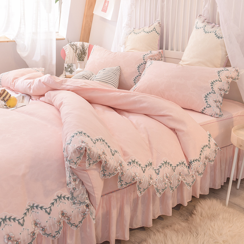 Designer Bed Sheet Set,4 Pcs Bed Sheet Set#