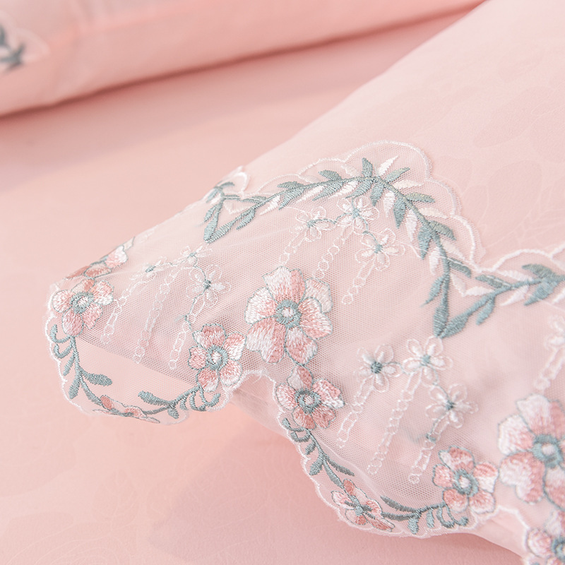 Designer Bed Sheet Set,4 Pcs Bed Sheet Set#