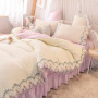 Designer Bed Sheet Set,4 Pcs Bed Sheet Set#