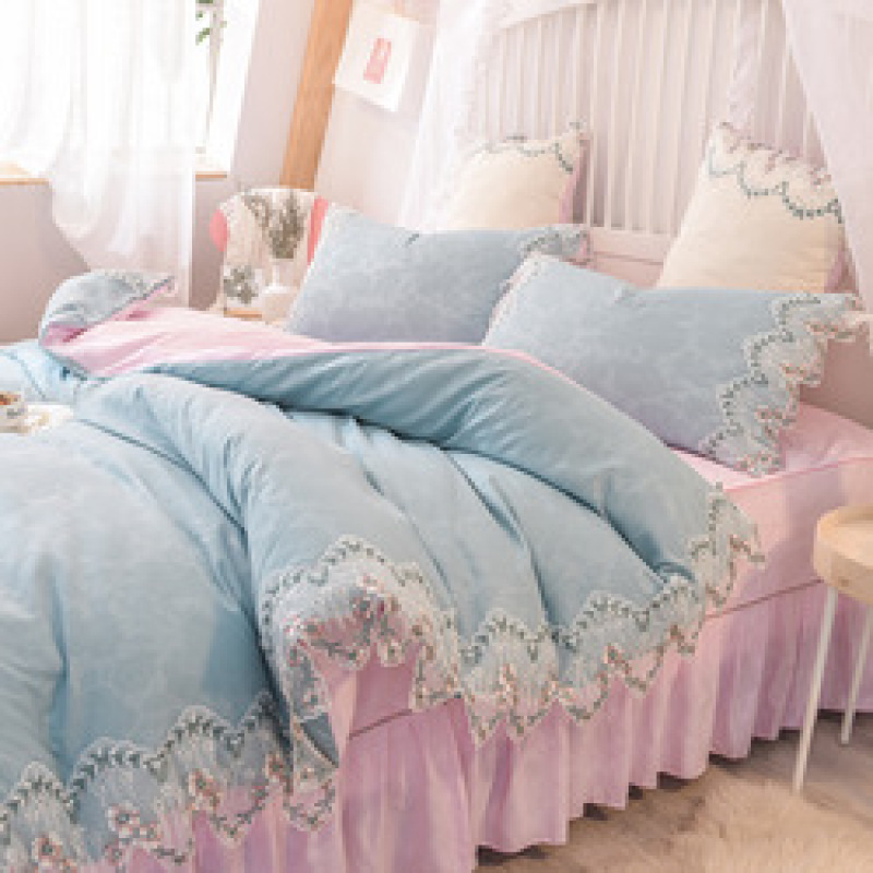 Designer Bed Sheet Set,4 Pcs Bed Sheet Set#
